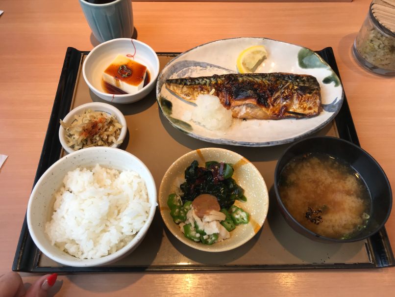 焼きさば定食